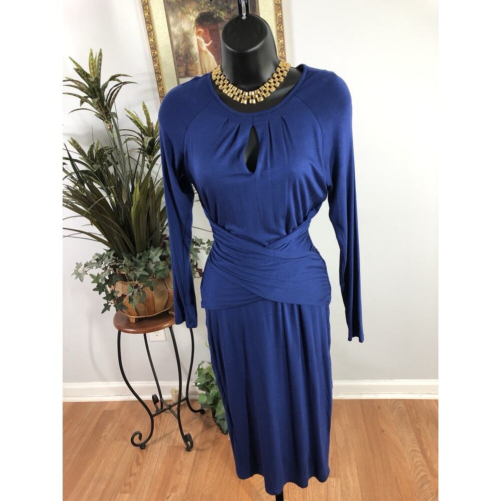 Venus Summer Women Dresses Size SM Blue Long Sleeve Romantic‎ Rushed Whimsigoth